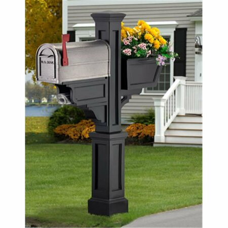 MAYNE 5808B Signature Plus Mailbox Post- Black MA375729